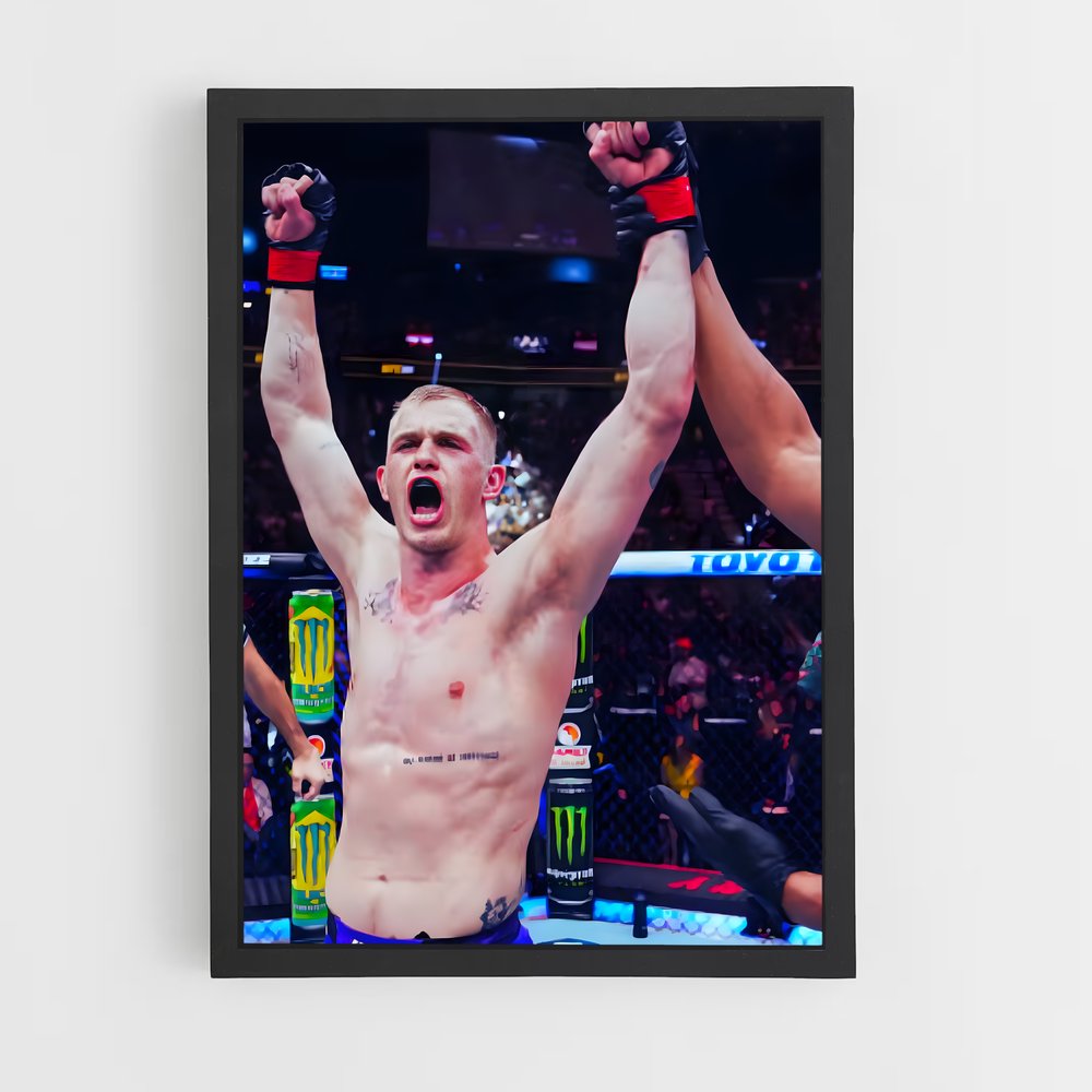 Poster L'Ascension d'Ian – affiche MMA (vue 2)